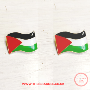 Palestine Flag Lapel Pin Badge